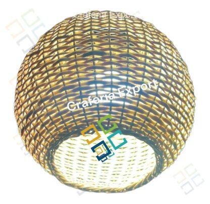 Bamboo wicker Lampshades Hanging | Cane Pendant Light Lamp for indoor outdoor cafe/hotel/restaurants /events - Image 2