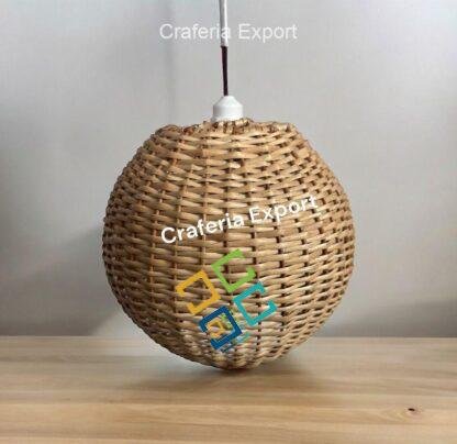 Bamboo wicker Lampshades Hanging | Cane Pendant Light Lamp for indoor outdoor cafe/hotel/restaurants /events - Image 4