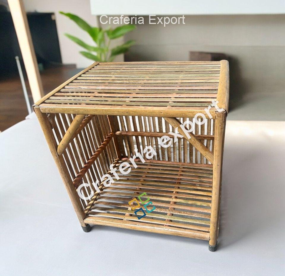 Bamboo Cane Rack/Storage box/Basket for Multipurpose use Indoor Outdoor - Image 2