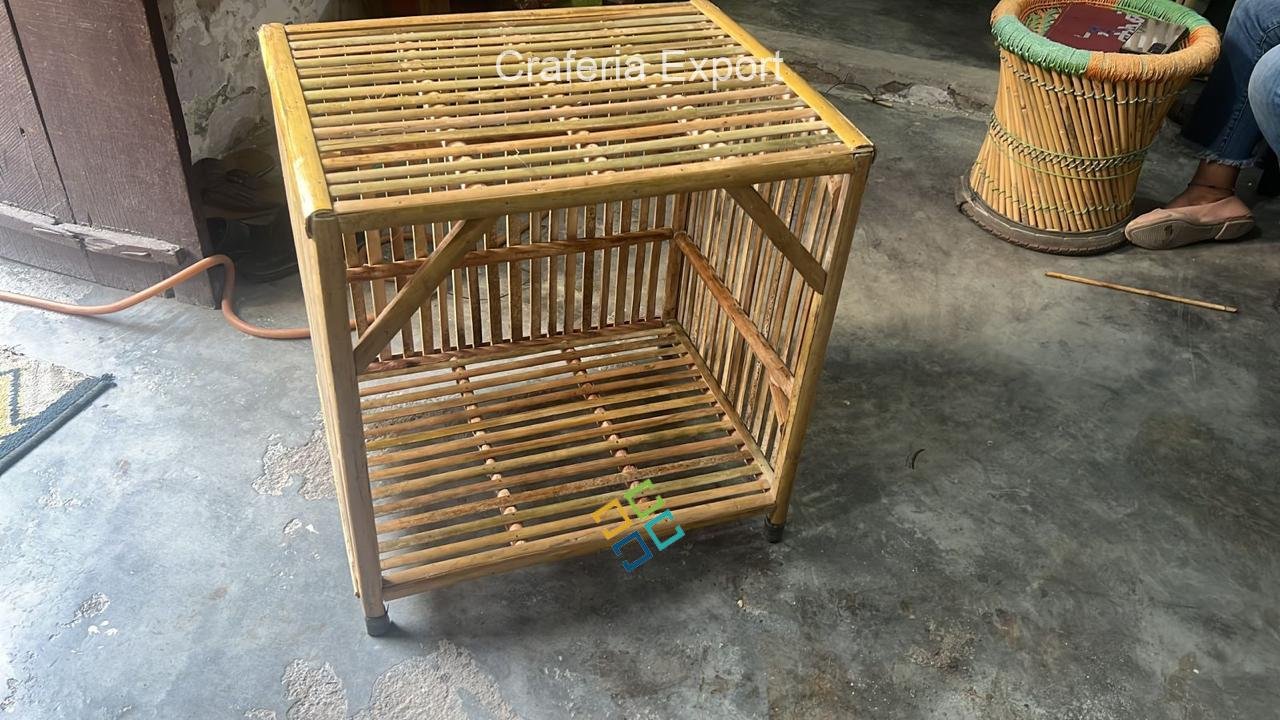 Bamboo Cane Rack/Storage box/Basket for Multipurpose use Indoor Outdoor - Image 4