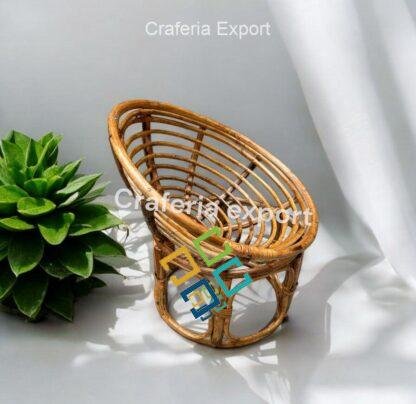 Newborn baby chair for photo posing props | Cane Bamboo Baby chair for photograpy photoshoot - Image 3