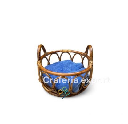 Newborn Photography Basket Cane Rattan Basket/Bed for Baby Photoshoot /Sitter Photography Props - Image 3