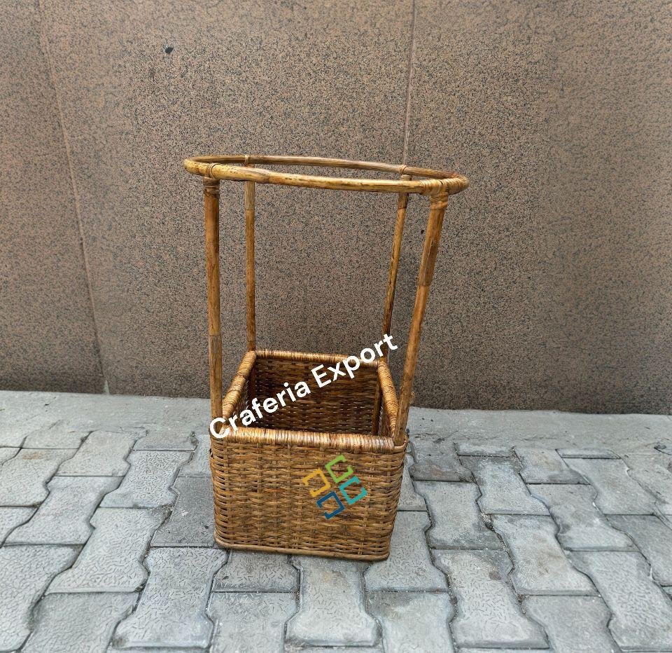 Cane Air Balloon Basket for Baby Props | Bamboo Balloon Basket for Decorative -Event/ Birthday Parties - Image 4
