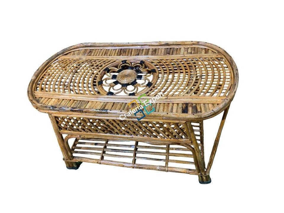 Natural Cane Sofa Furniture set with table for indoor and outdoor - Image 5