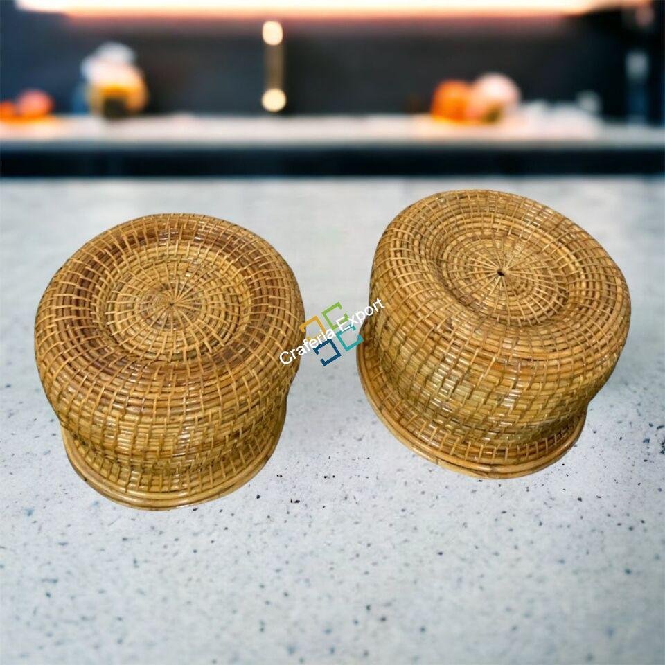 Cane (Rattan) Sitting Stool for Patio Living Room Balcony Cafe Garden - Image 6