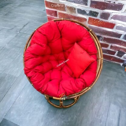 Round Rattan Cane Chair | Recliner Chair for Indoor Outdoor - Image 4