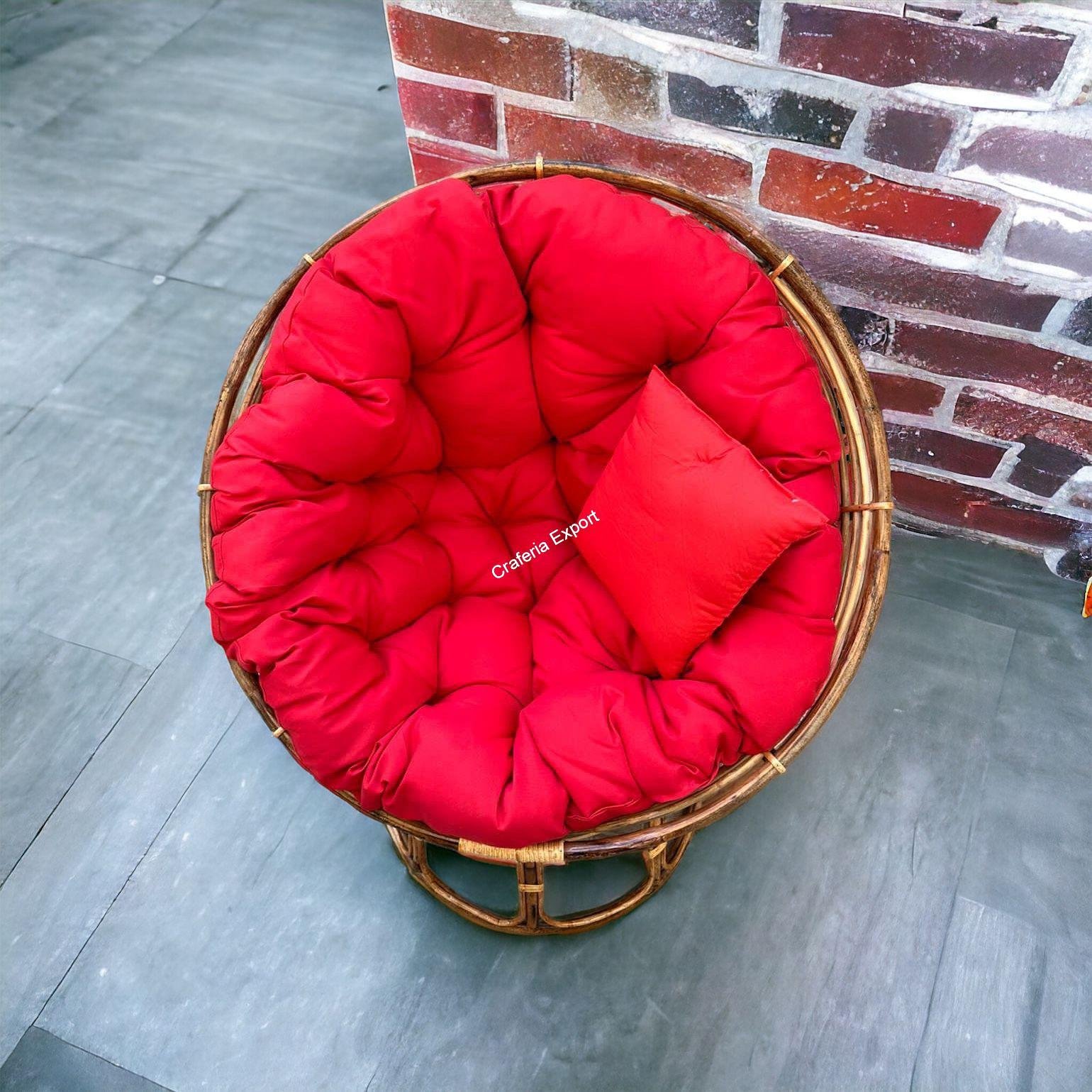 Round Rattan Cane Chair | Recliner Chair for Indoor Outdoor - Image 4