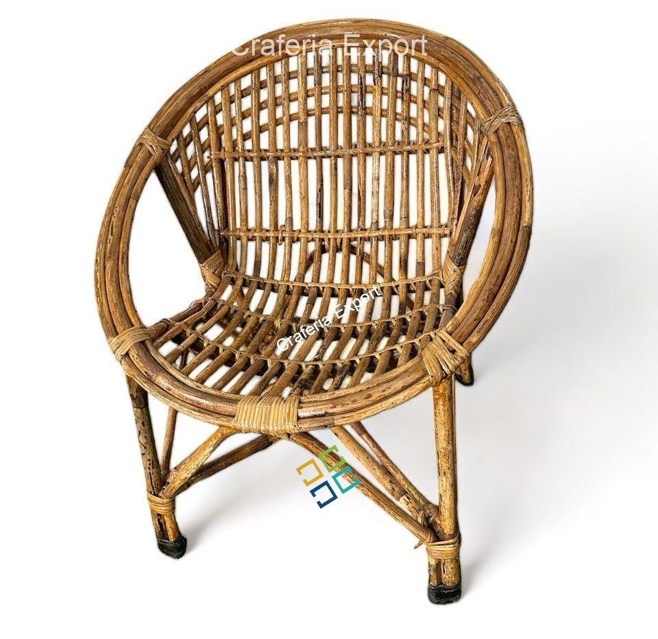 Wooden Cane (Rattan, Bait) Chair for living room/ balcony/ office | Bamboo Chair with oval Shaped indoor outdoor - Image 7