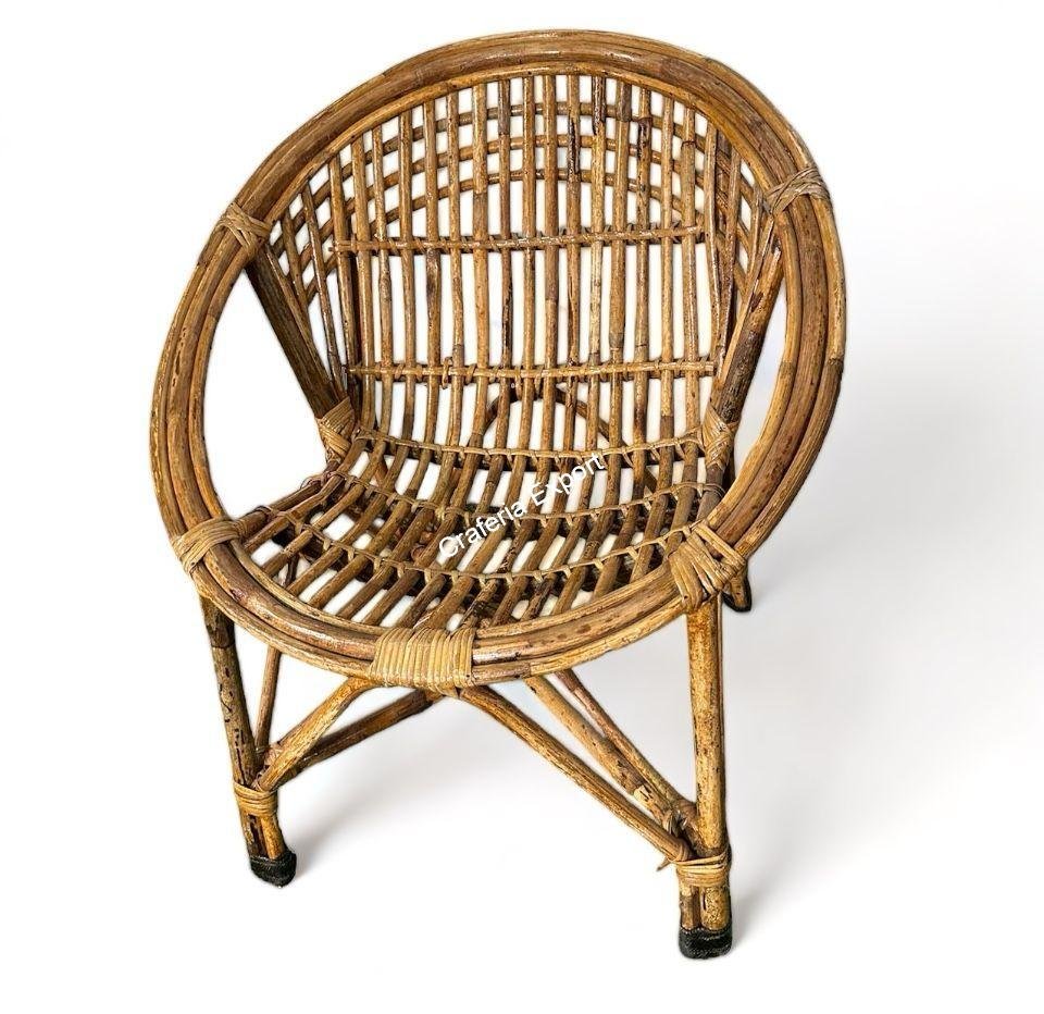 Wooden Cane (Rattan, Bait) Chair for living room/ balcony/ office | Bamboo Chair with oval Shaped indoor outdoor - Image 7