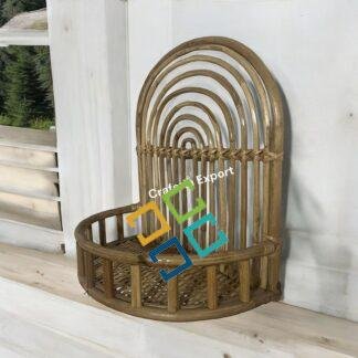 Modern Wall Storage Shelf | Cane Shelves Hanger for Decor /Gift