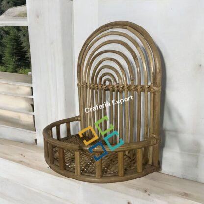 Modern Wall Storage Shelf | Cane Shelves Hanger for Decor /Gift