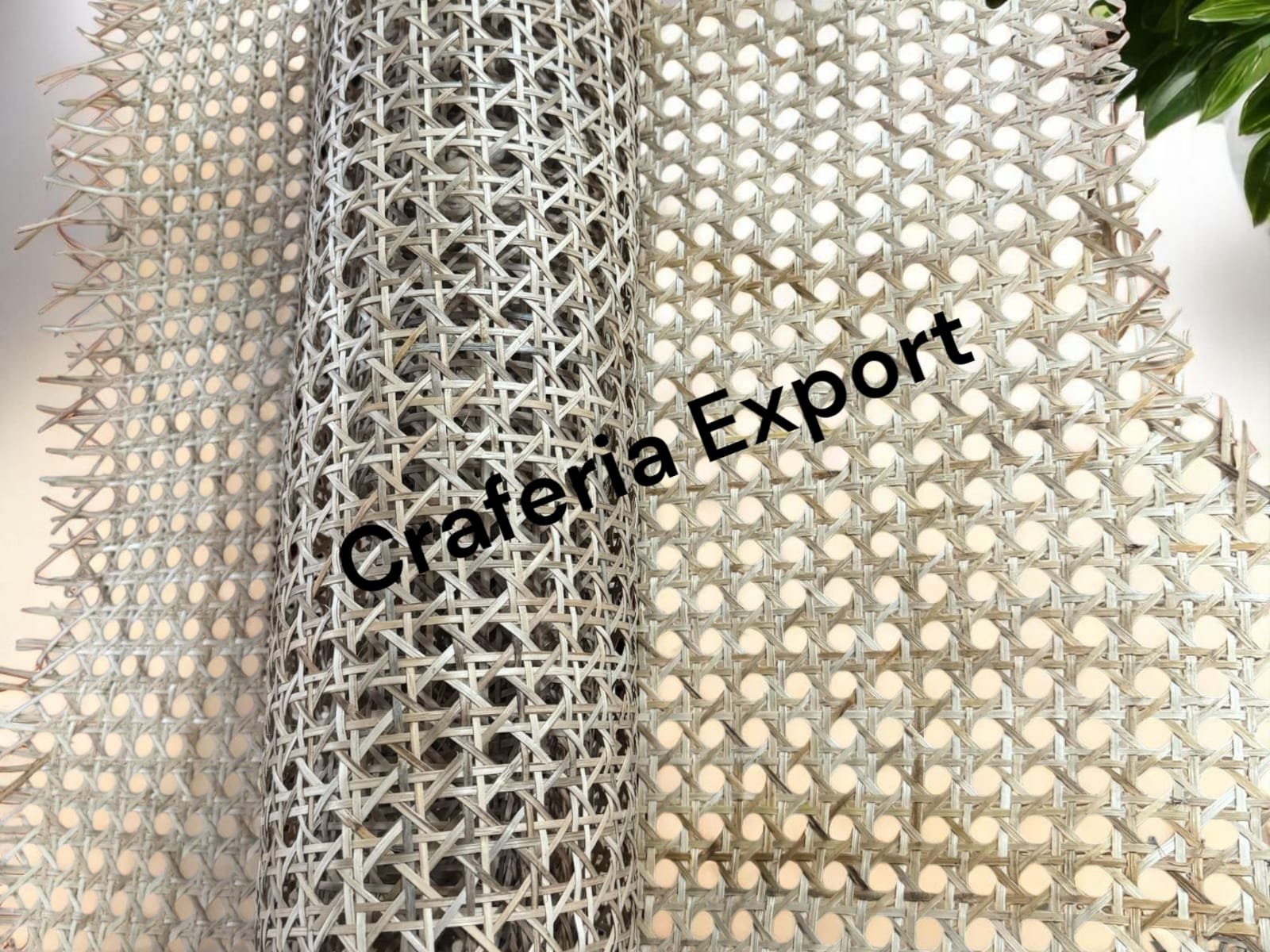 Natural Rattan Cane Webbing Roll Mesh Pattern Weaving Cane Mesh Roll for Furniture / Chairs / Cabinet / Almirah / Door / Wall Ceiling - Image 4