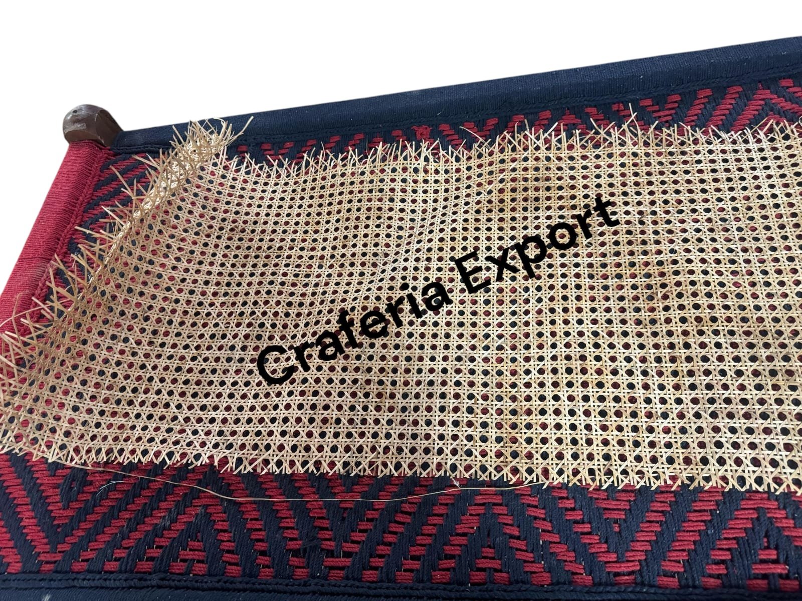 Natural Rattan Cane Webbing Roll Mesh Pattern Weaving Cane Mesh Roll for Furniture / Chairs / Cabinet / Almirah / Door / Wall Ceiling - Image 5