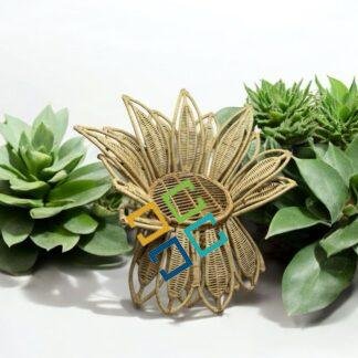 Rattan Cane Flower Chair / Bait Kursi  / Bamboo Decor Chair for Events / Cafe/ Wedding for indoor/outdoor both