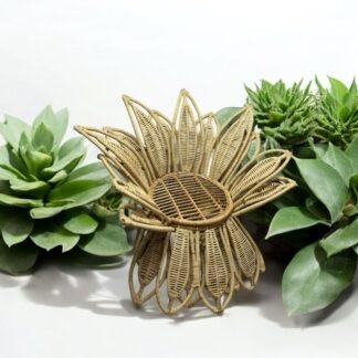 Rattan Cane Flower Chair / Bait Kursi / Bamboo Decor Chair for Events / Cafe/ Wedding for indoor/outdoor both