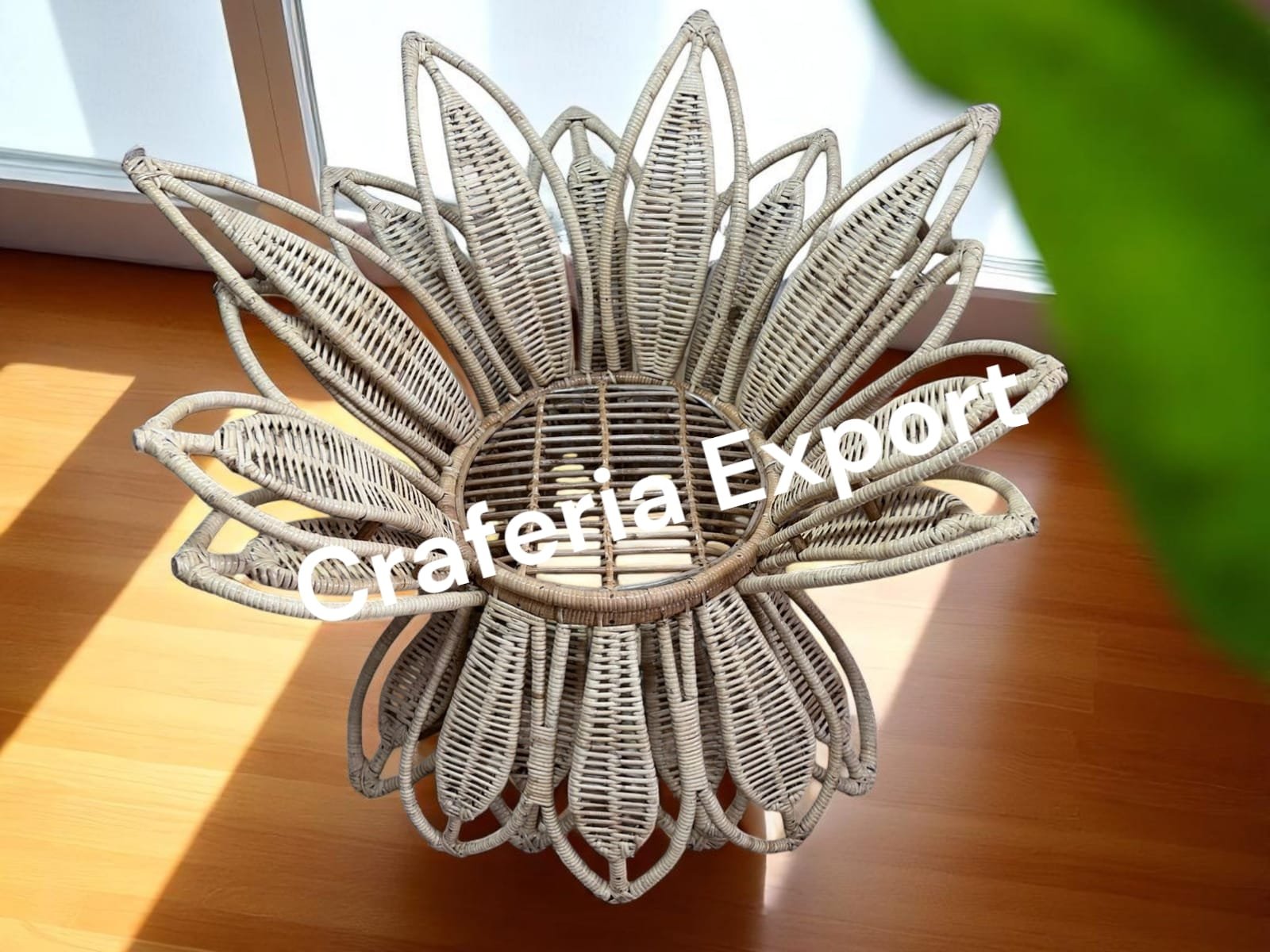 Rattan Cane Flower Chair / Bait Kursi / Bamboo Decor Chair for Events / Cafe/ Wedding for indoor/outdoor both - Image 2