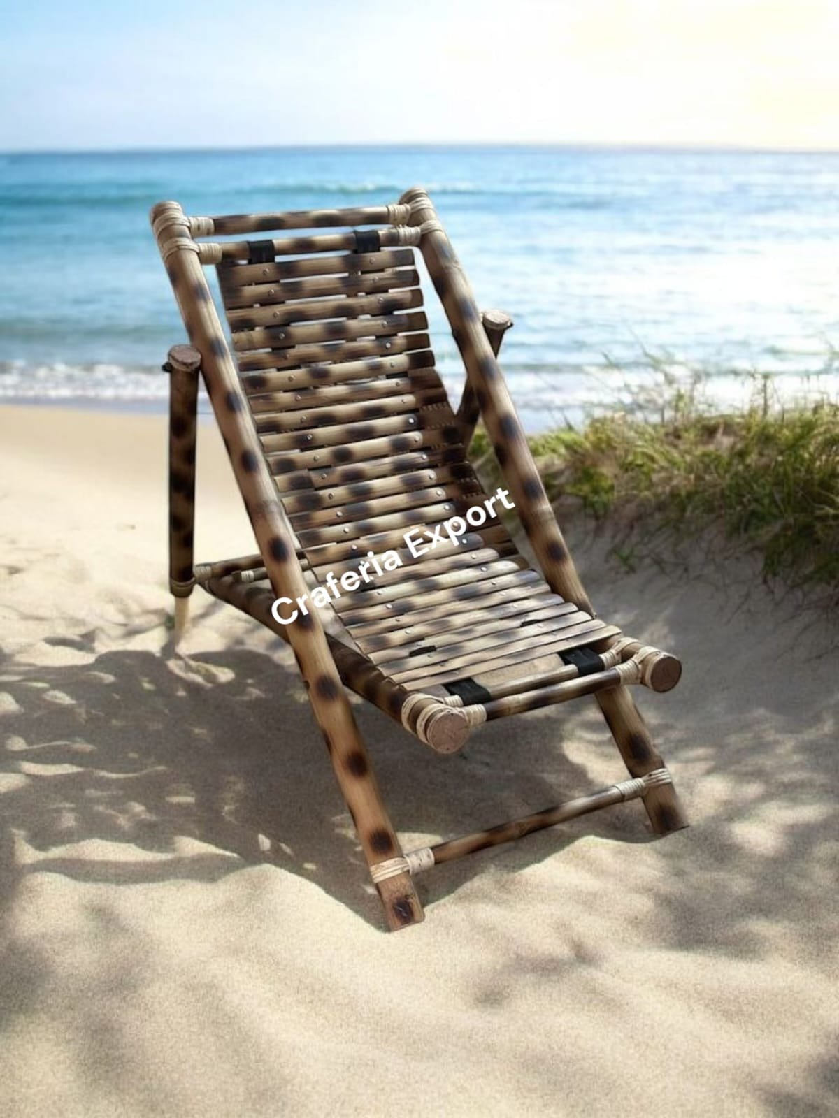 Bamboo Folding Relax Chair | Foldable Rocking Chair | Relaxing Chair - Image 3