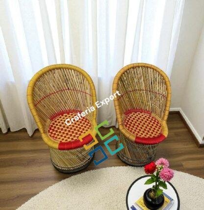 Bamboo Mudda Chair /Mooda Chair for Living Room Garden Outdoor Balcony Patio - Image 9