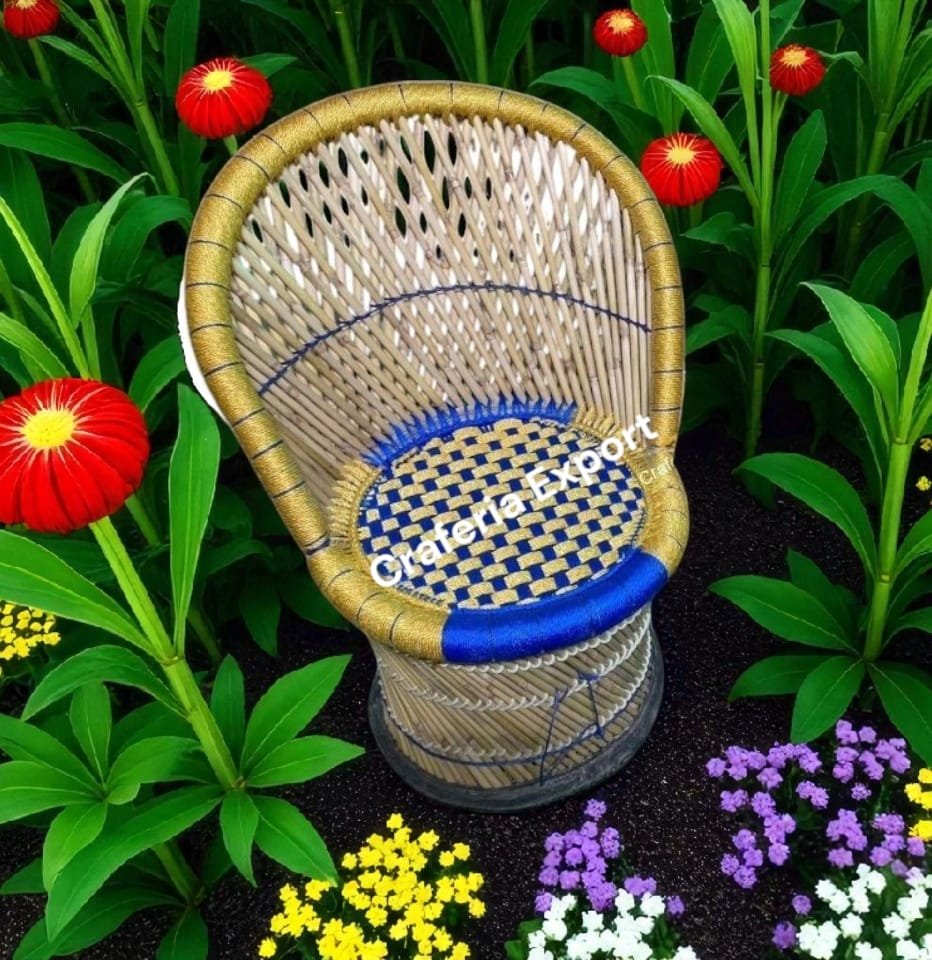 Bamboo Mudda Chair /Mooda Chair for Living Room Garden Outdoor Balcony Patio - Image 7