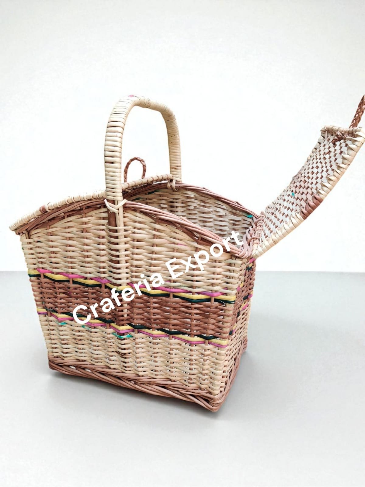 Willow Picnic Basket | Cane Multi-use Basket | Gift Hamper Wicker Baskets - Image 5