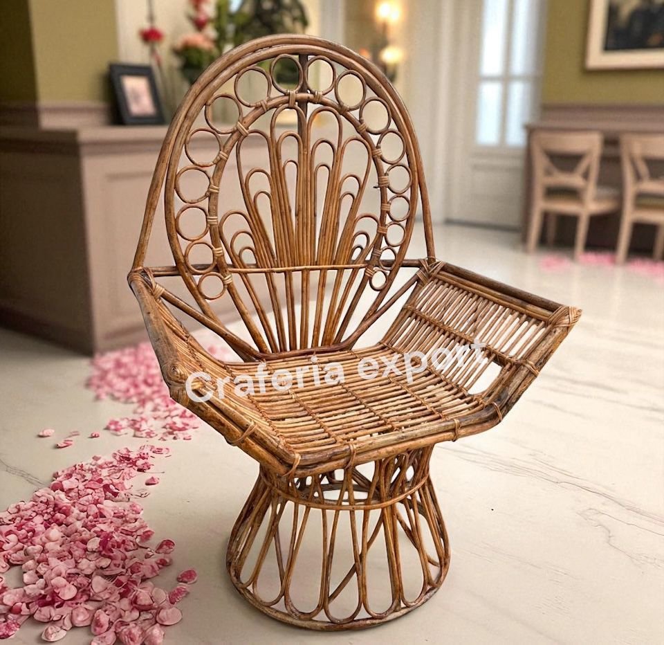 Rattan Cane Armrest Chair for Event/Wedding/Party / Wicker Maharaja Chair for indoor oudoor furniture - Image 2