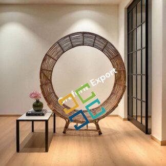 Unique Designer Round  Cane Chair / Bamboo Chair for Cafe/Event/Wedding Party /Chair for Photoshoot Indoor Outdoor