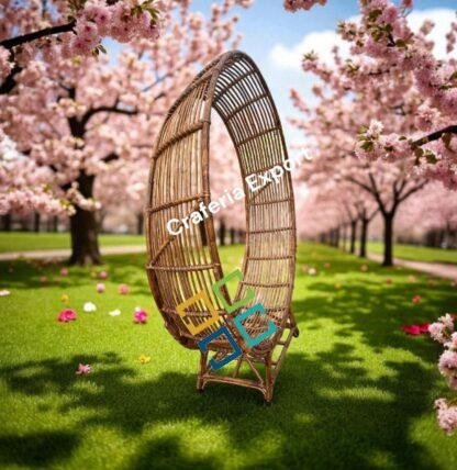 Unique Designer Round  Cane Chair / Bamboo Chair for Cafe/Event/Wedding Party /Chair for Photoshoot Indoor Outdoor - Image 4