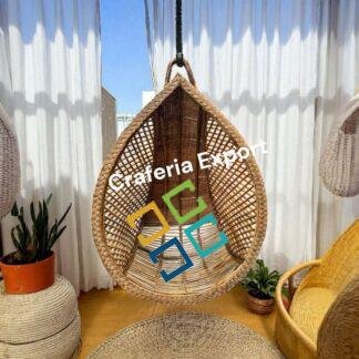 Cane Swing Jhula / Bamboo Jhula for indoor outdoor / Hanging Swing balcony garden