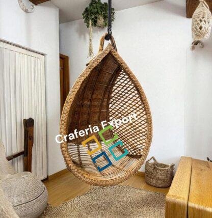 Cane Swing Jhula / Bamboo Jhula for indoor outdoor / Hanging Swing balcony garden - Image 2