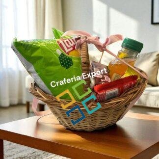 Wicker Cane Basket for Gift Hamper / Fruits / Decor / Willow Baskets - Multipurpose use