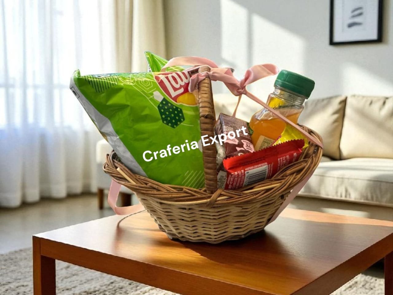 Wicker Cane Basket for Gift Hamper / Fruits / Decor / Willow Baskets - Multipurpose use