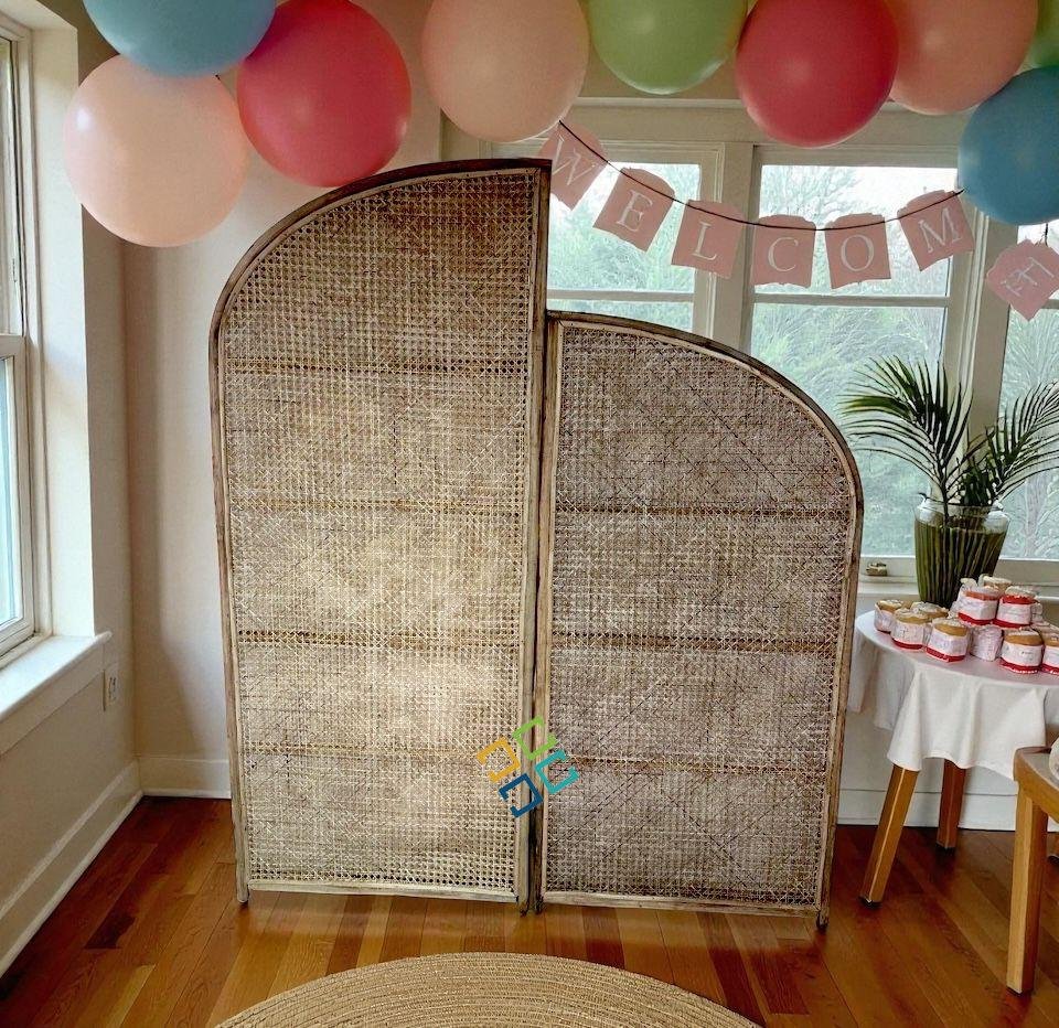 Rattan Room Divider | Room Partition Doorway for living room , balcony, hotel, bedroom, terrace - Image 3