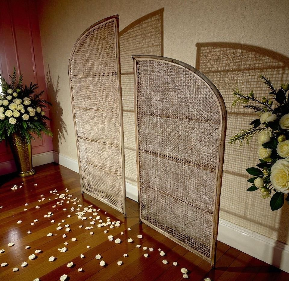 Rattan Room Divider | Room Partition Doorway for living room , balcony, hotel, bedroom, terrace - Image 4