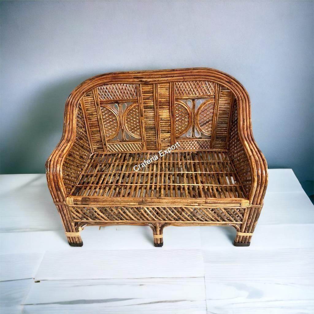 Rattan Cane 2 Seater Sofa Indoor Outdoor Furniture/Living Room Furniture Sofa Seater