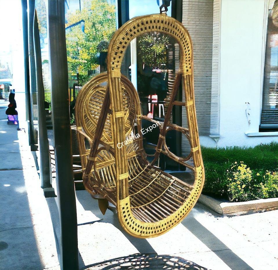 Bamboo Cane (Bait) Swing Chair for Adults / Hanging Jhula for Outdoor & Indoor