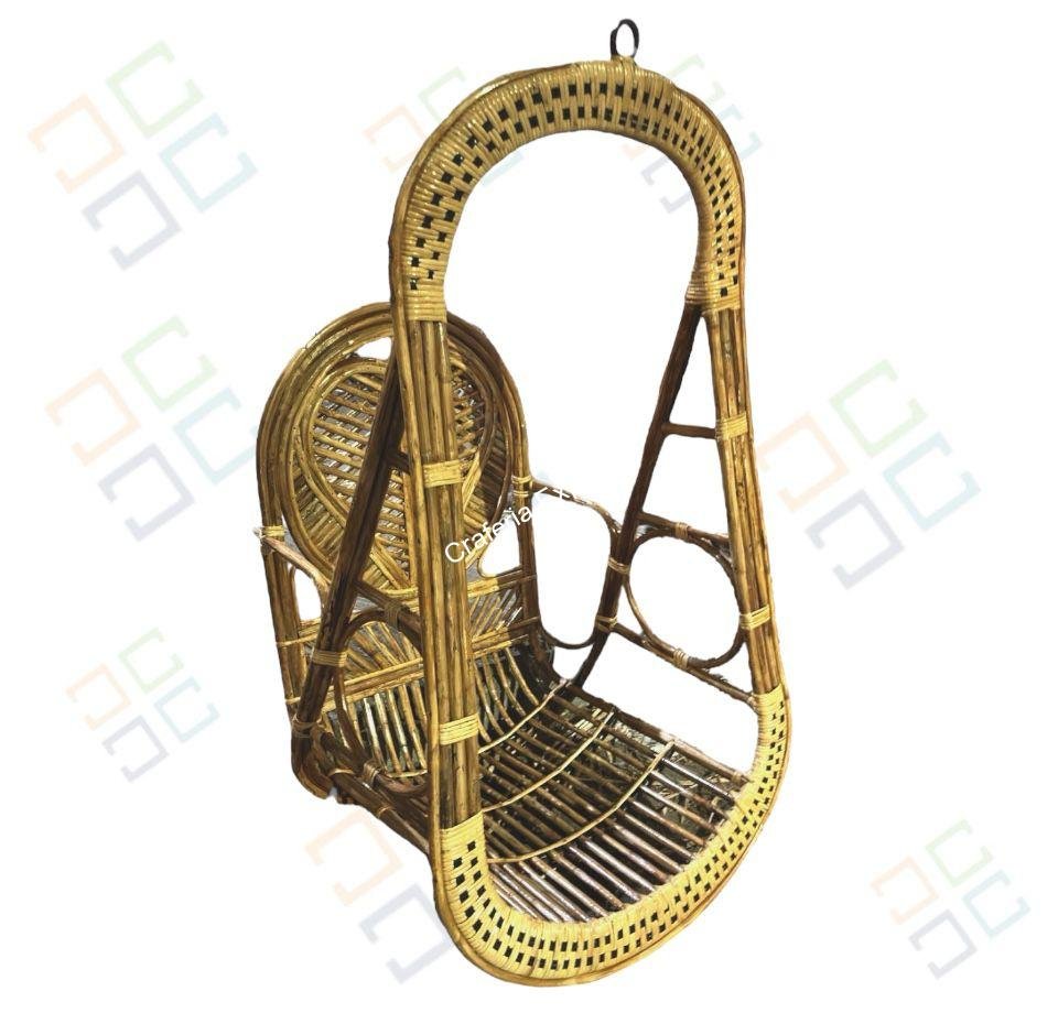 Bamboo Cane (Bait) Swing Chair for Adults / Hanging Jhula for Outdoor & Indoor
