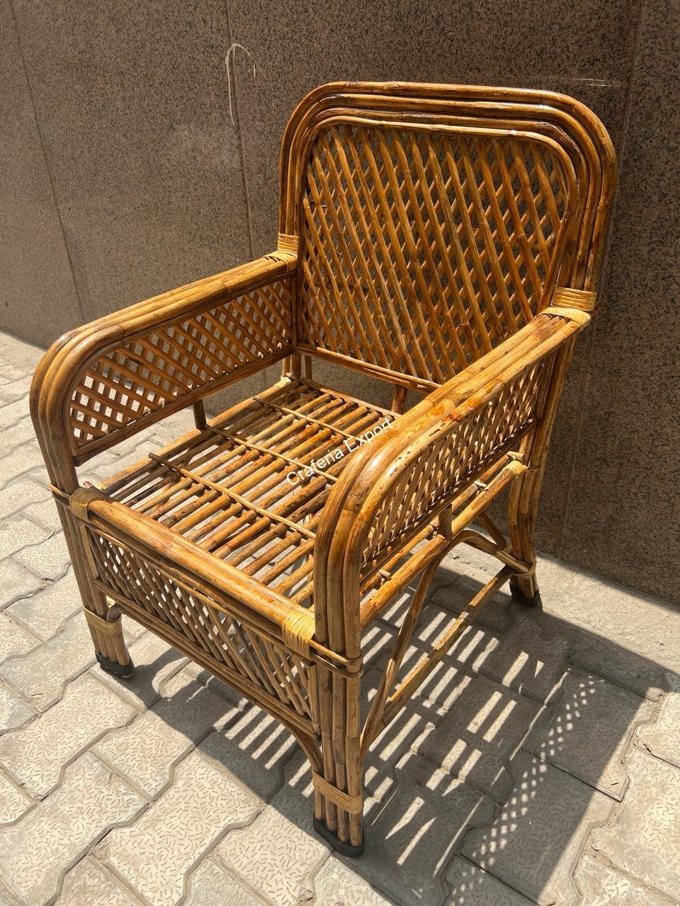 Bamboo Cane Chair, Sofa Chair,Kursi for Living Rooms, Lawn, Bedrooms, Outdoor,Cafe
