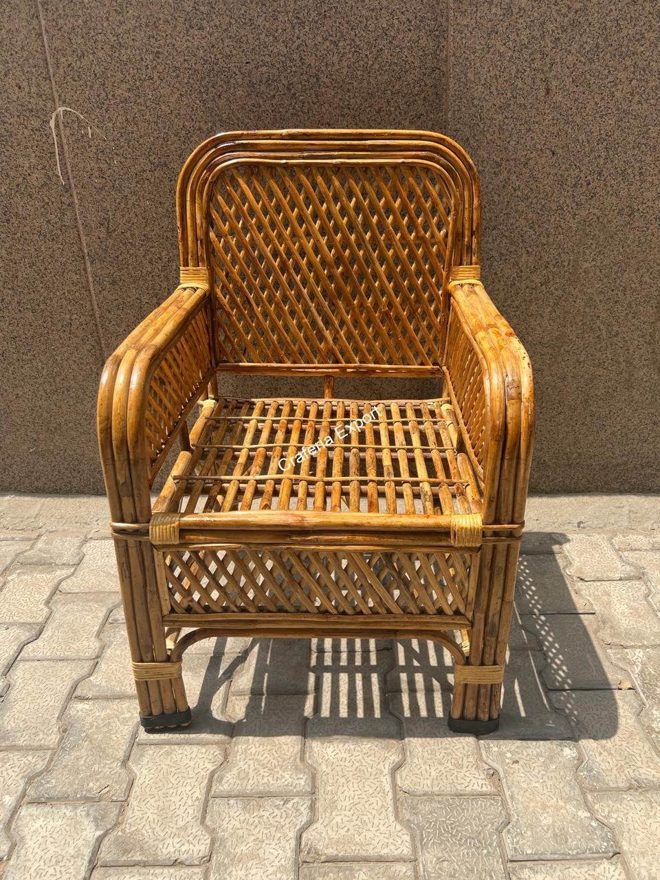 Bamboo Cane Chair, Sofa Chair,Kursi for Living Rooms, Lawn, Bedrooms, Outdoor,Cafe