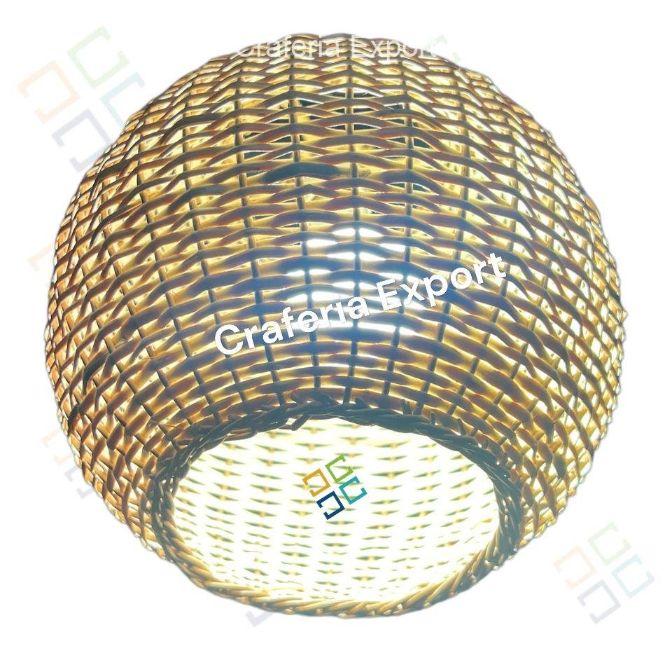 Bamboo wicker Lampshades Hanging | Cane Pendant Light Lamp for indoor outdoor cafe/hotel/restaurants /events