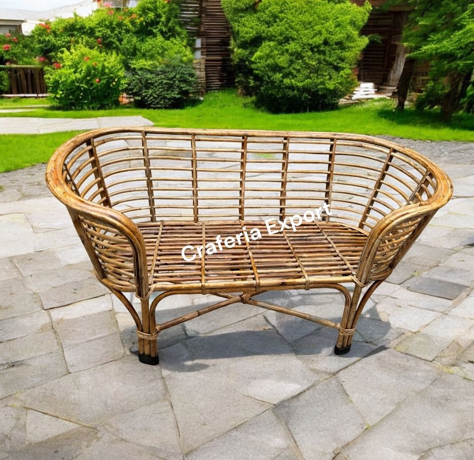 Cane bamboo Pet Bed for Dogs/ Cats | Cane Sofa Bed for Photoshoot