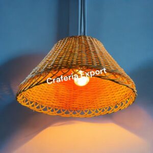 Rattan Hanging Lights, Boho Lamp shades for wall hanging Cafe/Hotels/Restaurants