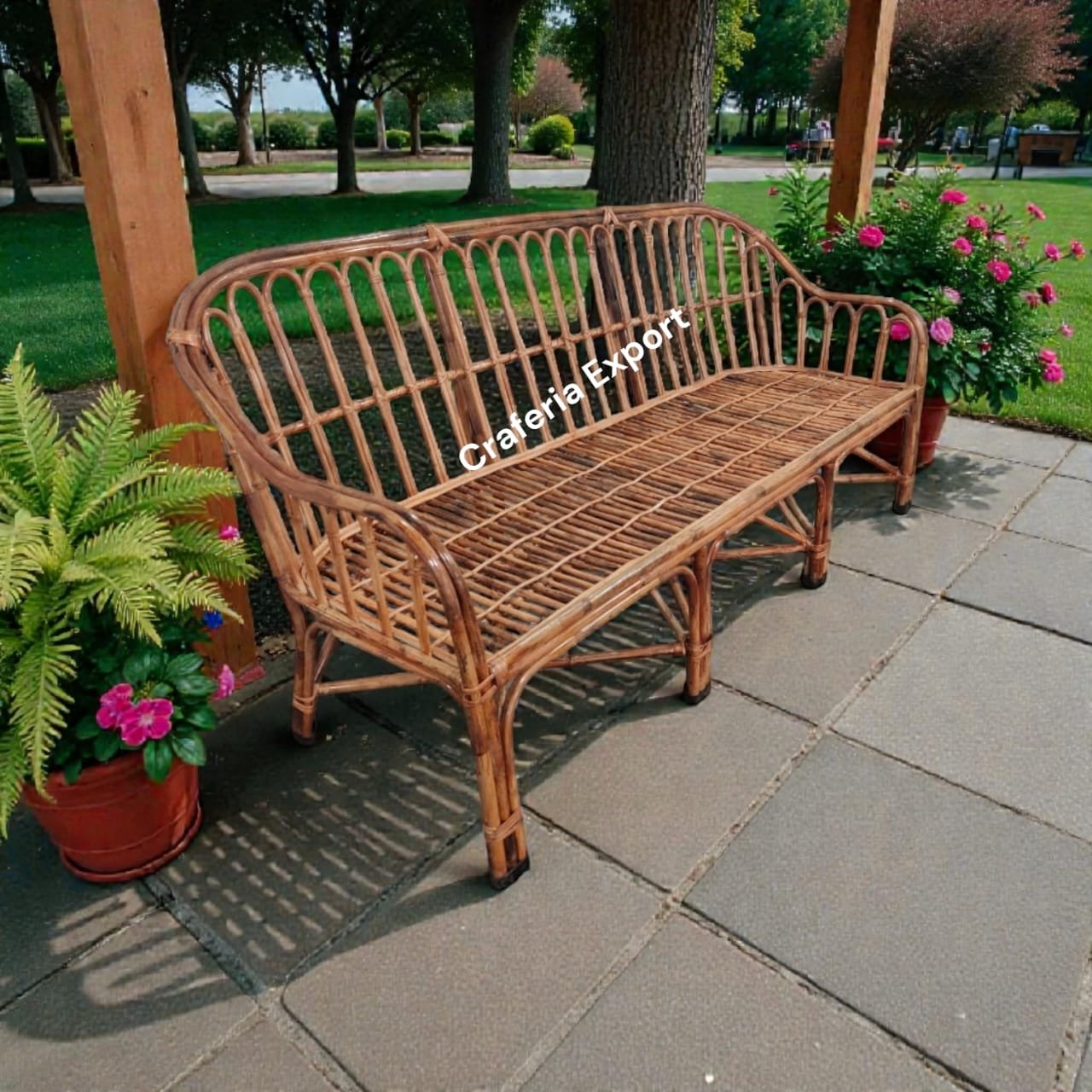 Three-Seater Sofa Indoor Outdoor Furniture for Living Room, Balcony