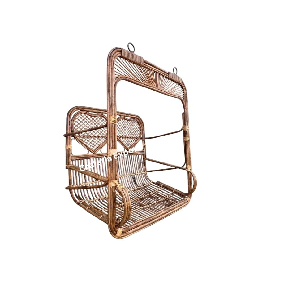Royal Comfort Handcrafted Cane Swing Chair/ Jhula