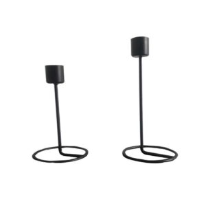 Unique metallic candlestick tealight candle holder stand (set of 2) / gifts purpose