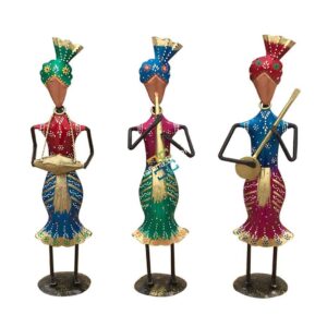 Antique 3 Punjabi Musican Men Figurine/Showpiece For Decor