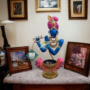 Krishna T Light Candle Holder | Decorative Tealight Holder for Home and Gifts