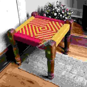 Wooden traditional Removable/Foldable legs Pidha stools for sitting for home , garden, office, hotel and restaurant