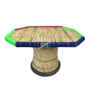 Bamboo Handcrafted Table /Mudha Table for Outdoor/Indoor – Large Size