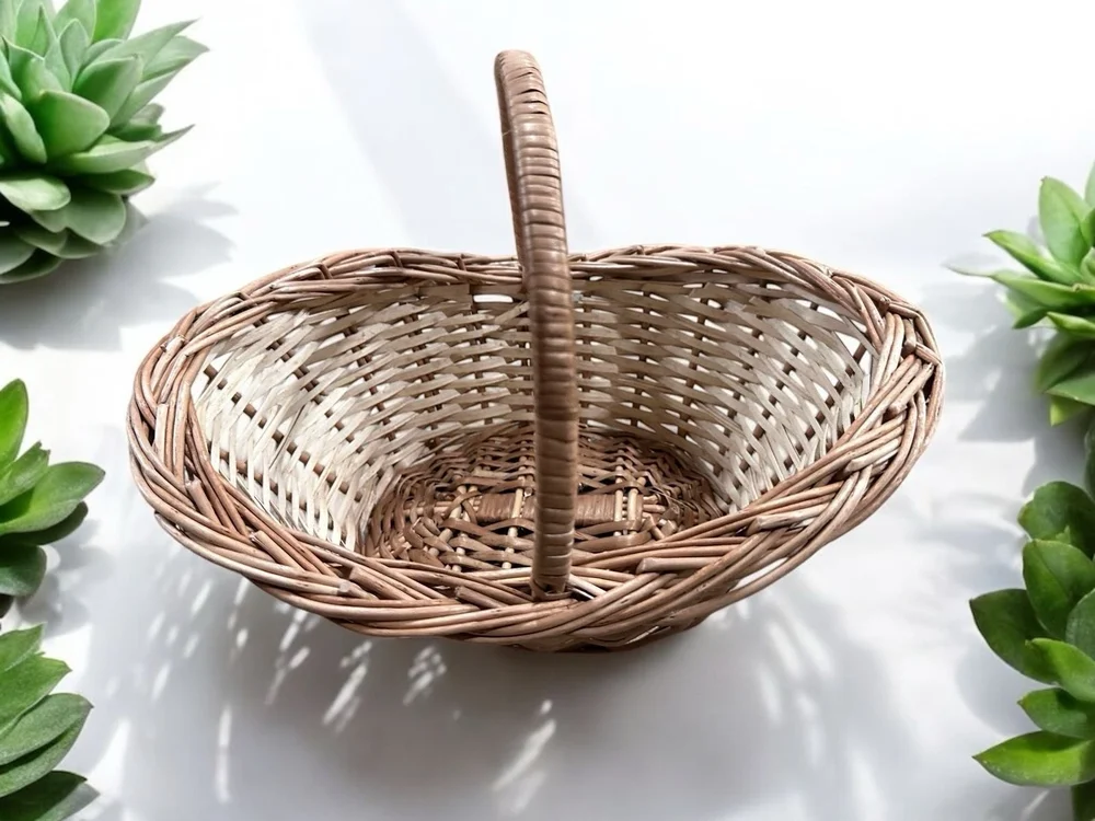 Wicker Cane Basket for Gift Hamper / Fruits / Decor / Willow Baskets - Multipurpose use