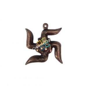 Metalic swastik for good luck and good wibes for home decor